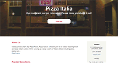 Desktop Screenshot of mypizzaitalialibertyville.com